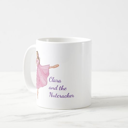Mug Clara and the Nutcracker Illustration with Name (Devant gauche)