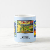 Mug - Claremont CA - Fruit Crate Étiquettes (Centre)