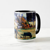 Mug Clarence Gagnon - Scène Automne, Baie-Saint-Paul, (Devant droit)