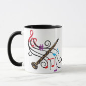 Mug Clarinet Avec Musique (Gauche)