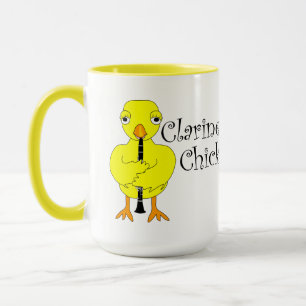 Mug Clarinet Chick Text