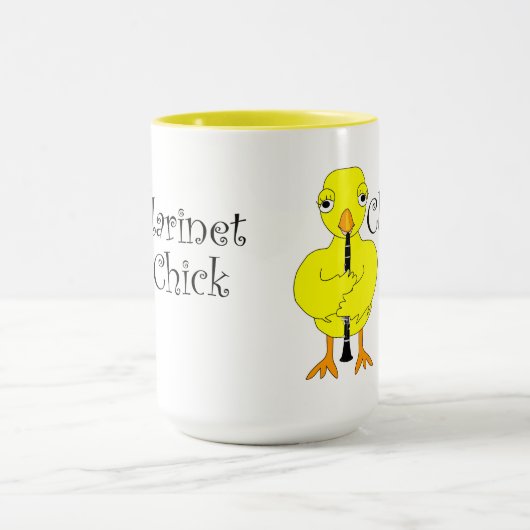 Mug Clarinet Chick Text (Centre)