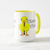 Mug Clarinet Chick Text (Devant droit)