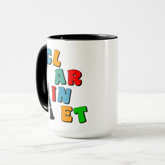 Mug Clarinet coloré (Devant gauche)