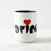 Mug Clarinet Petit Coeur (Centre)