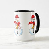 Mug Clarinet Snowman (Devant droit)