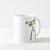 Mug Clarinet Stickman (Devant droit)