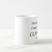 Mug Clarinet Voices dit qu'il faut jouer (Centre)