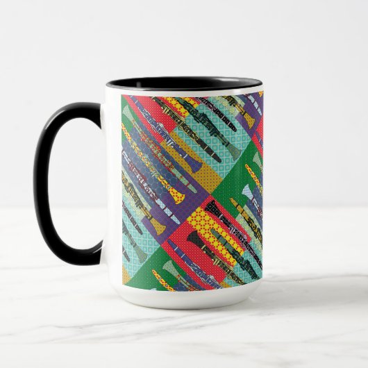 Mug Clarinets à motifs (Gauche)