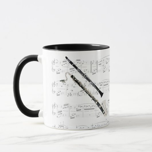Mug - Clarinets avec partitions (Gauche)