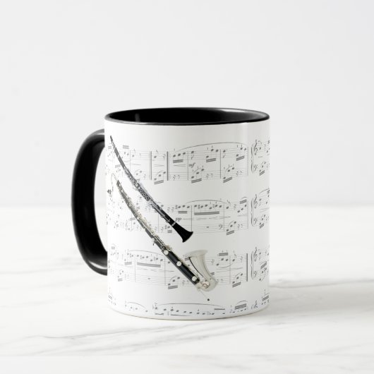 Mug - Clarinets avec partitions (Devant gauche)