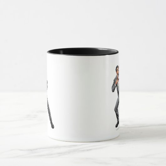 Mug Clark change en Superman (Centre)