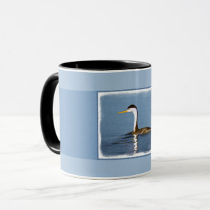 Mug Clark's Grebe Painting - Art original pour les ois