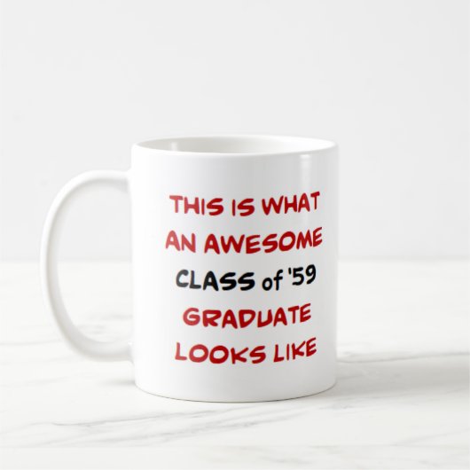 Mug class of 059 grad (Gauche)