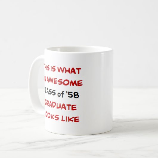Mug class of '58 grad (Devant gauche)