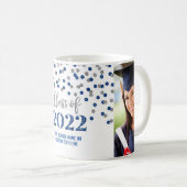 Mug Classe Argent Bleu de 2022 (Devant droit)
