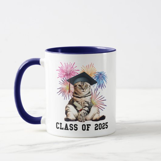 Mug Classe d'Amoureux des chats 2025 (Gauche)