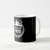 Mug classe de 1970 graduation ou conception de réunion (Devant droit)