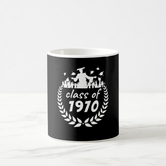 Mug classe de 1970 graduation ou conception de réunion (Centre)