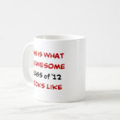 Mug classe de 2012, génial (Devant gauche)