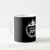 Mug classe de 2017 graduation ou reunion design par (Devant gauche)