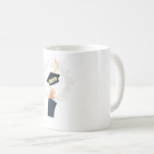 Mug classe de 2019 diplôme cap, reunion design par (Devant droit)