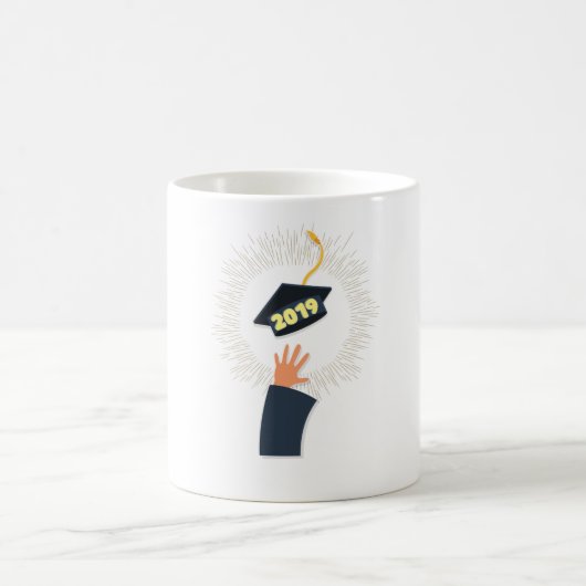 Mug classe de 2019 diplôme cap, reunion design par (Centre)