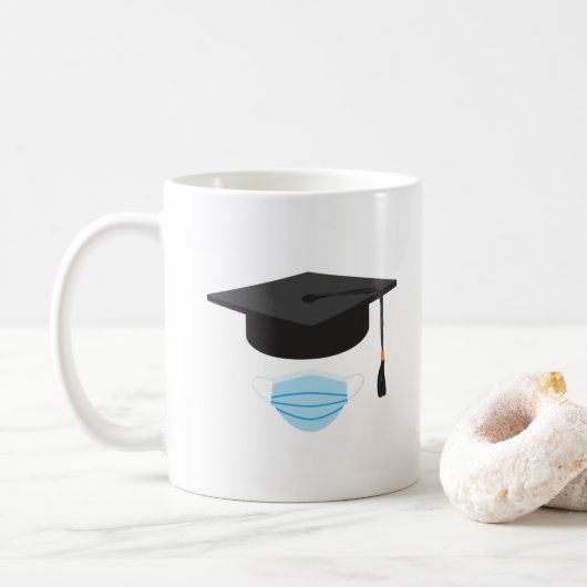 Mug Classe de 2020 - Diplôme et visage (Avec donut)