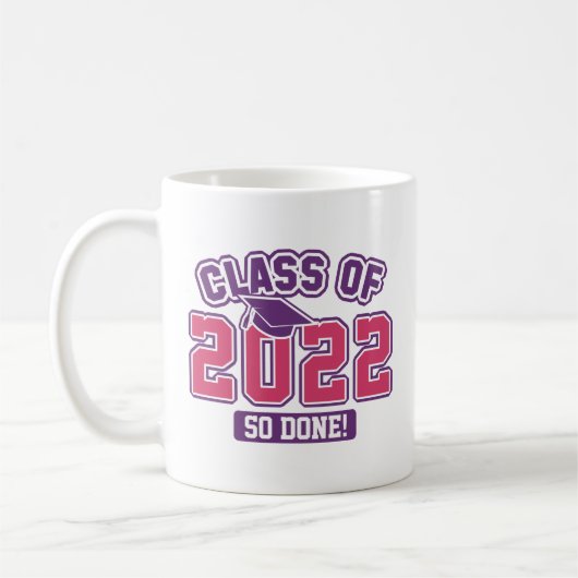 Mug Classe De 2022 Ainsi Réalisée (Gauche)