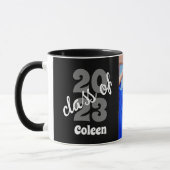 Mug Classe De 2023 | Photo de graduation moderne perso (Gauche)