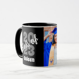 Mug Classe De 2023   Photo de graduation moderne perso
