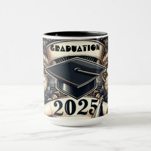 Mug Classe de 2025 - Célébration des diplômes