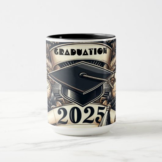 Mug Classe de 2025 - Célébration des diplômes (Centre)