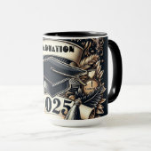 Mug Classe de 2025 - Célébration des diplômes (Devant droit)