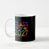 Mug Classe de 2027 - Tie teinture Retour à l'école Cla (Gauche)