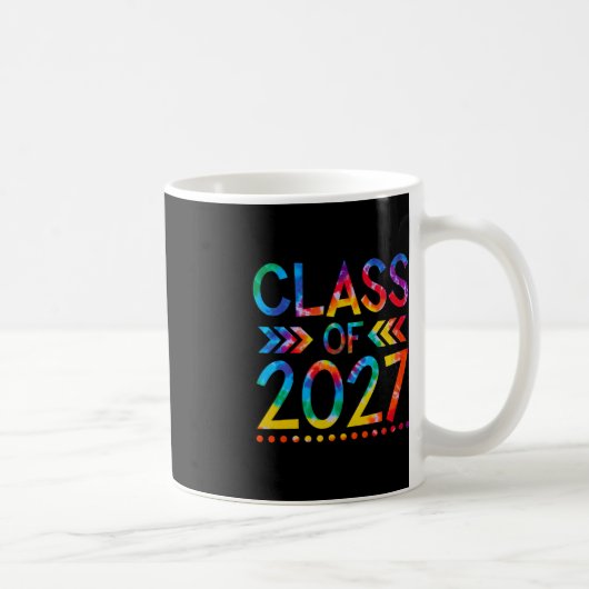 Mug Classe de 2027 - Tie teinture Retour à l'école Cla (Droite)
