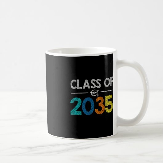 Mug Classe De 2035 Premier Jour D'Enseignement De Grad (Droite)
