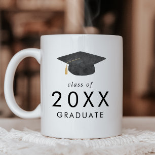 Mug Classe de Casquette de 2e année chic de 2025 Gradu