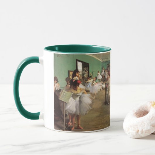 Mug Classe de danse par degrés, Ballet d'impressionnis (Avec donut)