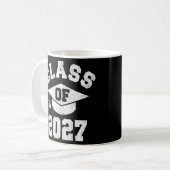 Mug Classe De Diplôme De 2027 Enseignant De Diplôme Su (Devant gauche)