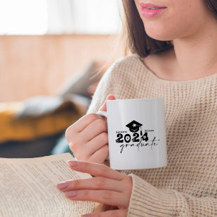 Mug Classe de diplômés personnalisés de 2024