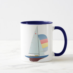 Mug Classe de dragon emballant le voilier