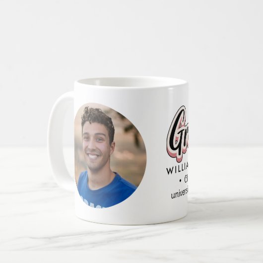 Mug Classe de Faire-part de fin d'études de 2023 (Devant gauche)