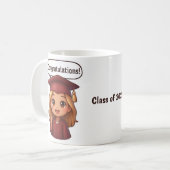 Mug Classe de félicitations de 2025 (Devant gauche)