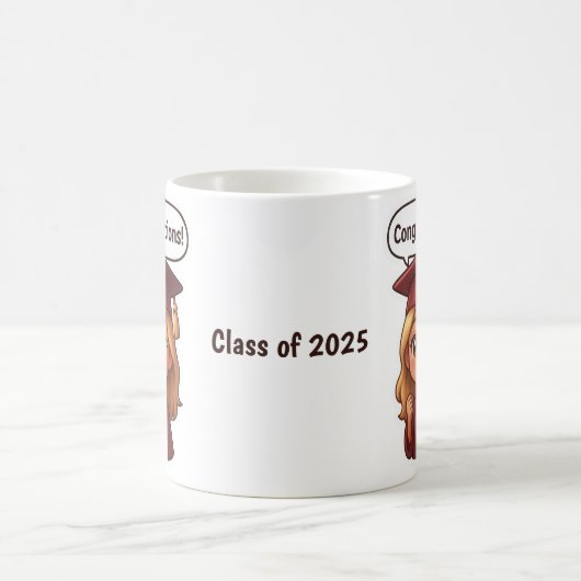 Mug Classe de félicitations de 2025 (Centre)