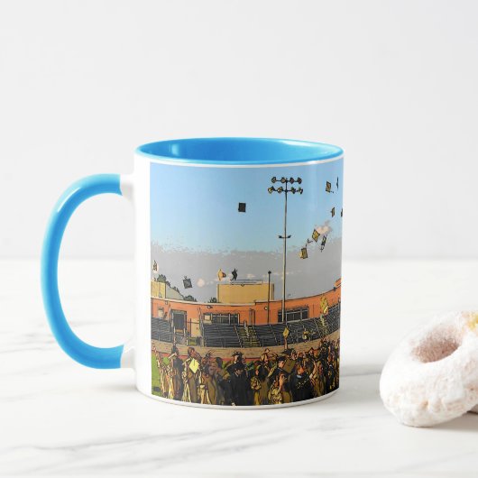Mug Classe de fin d'études de 20XX sur le terrain (Avec donut)