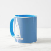 Mug Classe de Finn emballant le voilier (Devant gauche)