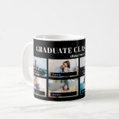 Mug Classe de graduation collage photo de 2024 (Devant gauche)