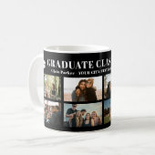 Mug Classe de graduation de collage photo moderne de 2 (Devant gauche)