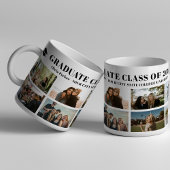 Mug Classe de graduation de collage photo moderne de 2